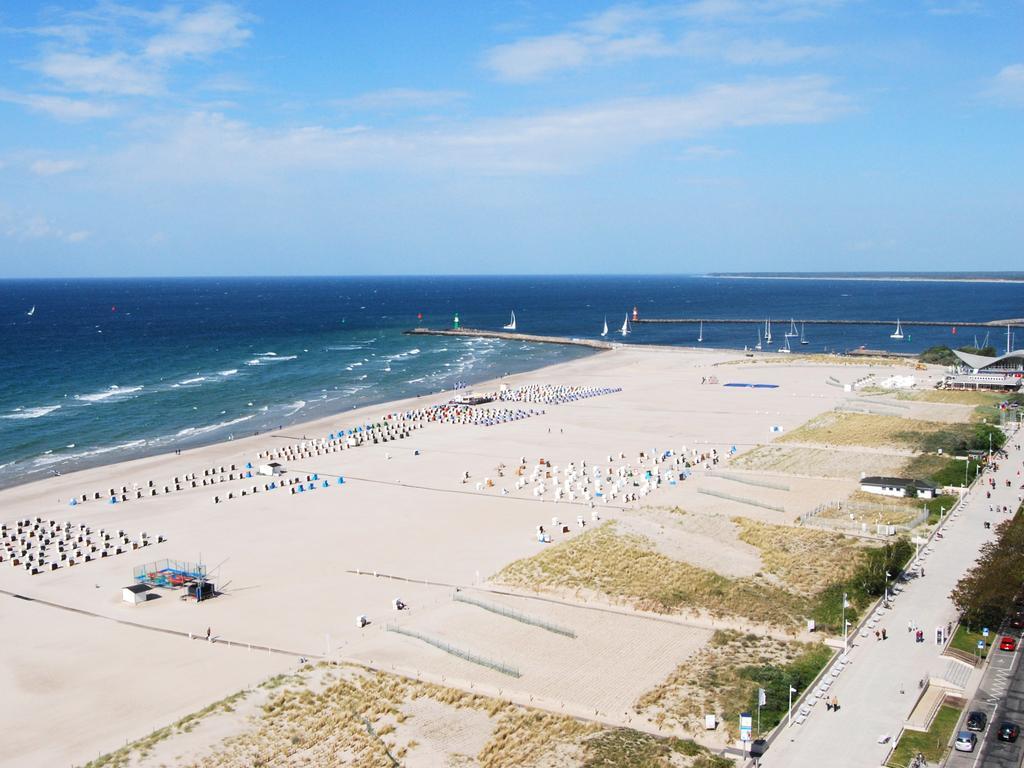 Ferienwohnung Warnemuende Am Kurpark Rostock Bagian luar foto